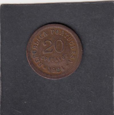Beschrijving: 20 Centavos LIBERTY
